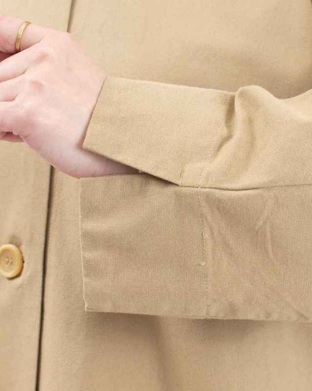 01ESP18020  blue willow コットンオックスステンカラーコート