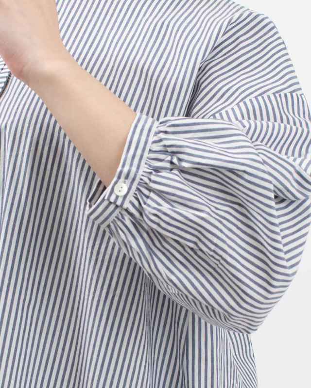 blue willow コットン細番手ハオリブラウス｜ナチュラル