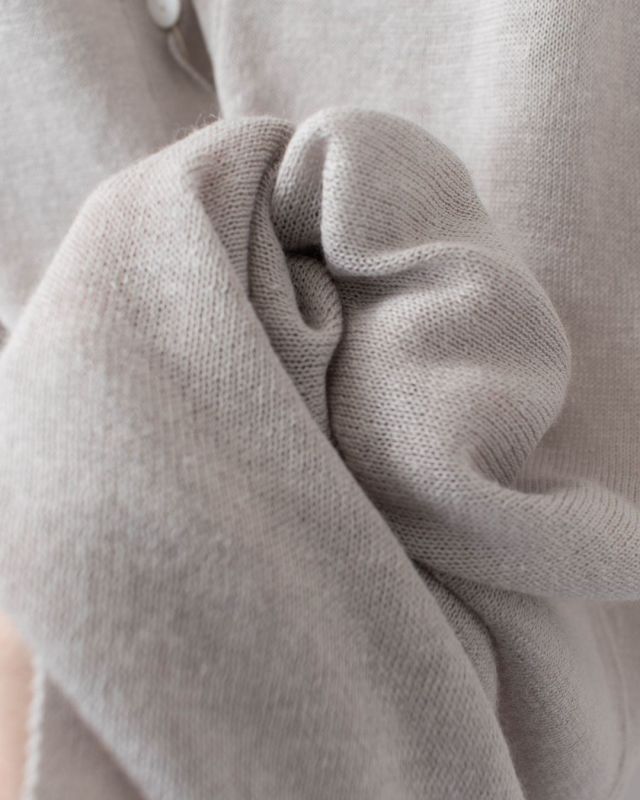 01EUP29269 blue willow コットンリネンニットロングベスト