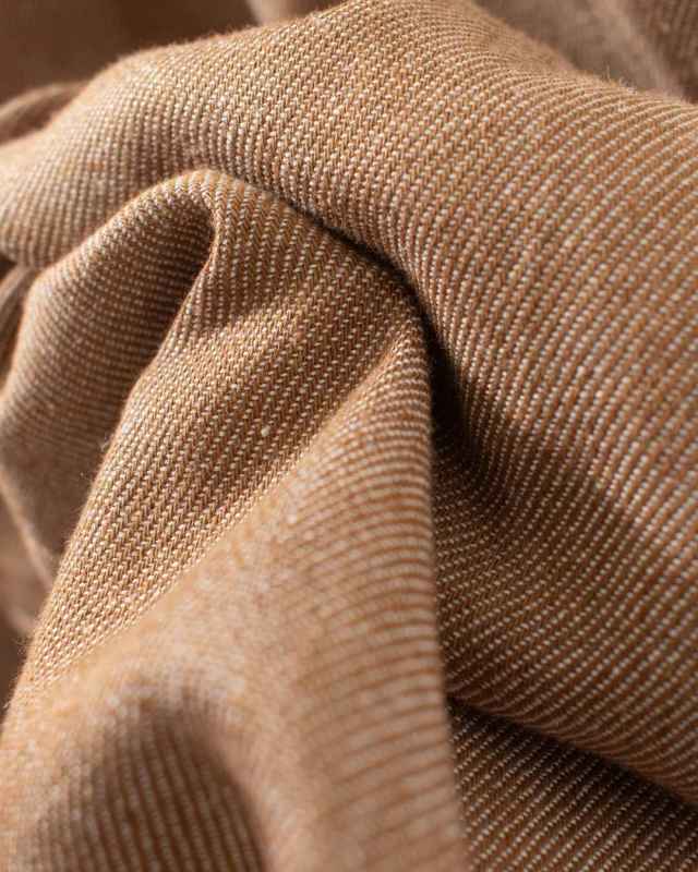 01EUS14347 blue willow コットンリネンツイルテーパードパンツ