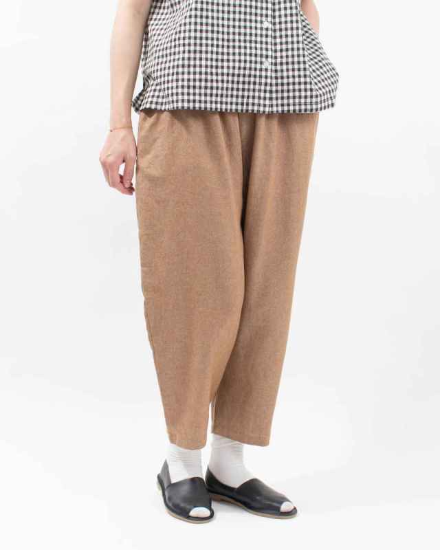 7分丈パンツ クロップドパンツ リネンパンツ 夏 サルエルパンツ