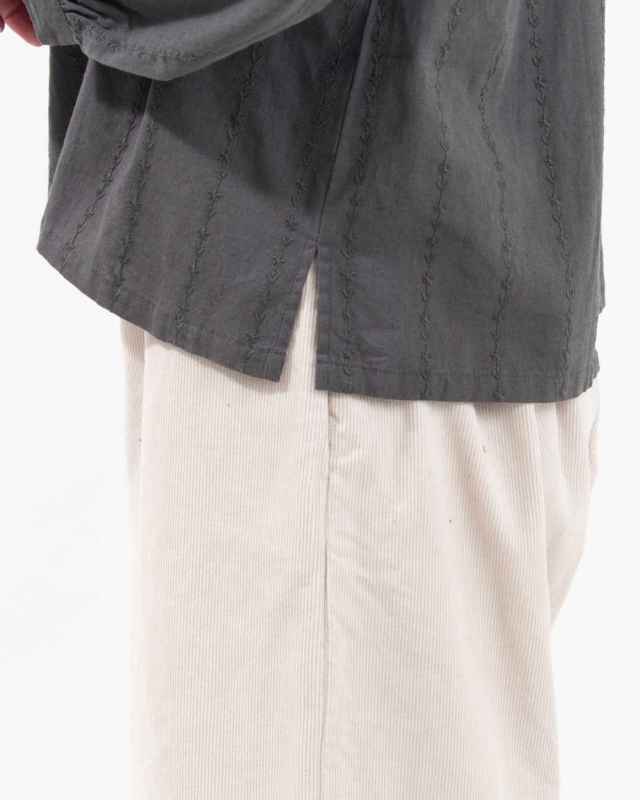 01EWP11540 blue willow コットンリネン総刺繍フリルブラウス