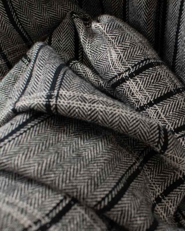 01EWP14534 blue willow コットンリネンチェックサロペット