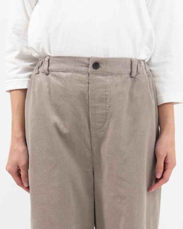 01EWP14539 blue willow コーデュロイワイドパンツ