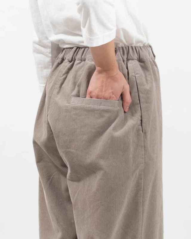 01EWP14539 blue willow コーデュロイワイドパンツ