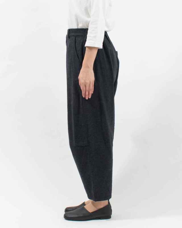 01EWP14553  blue willow コットンリネンオックスコクーンパンツ