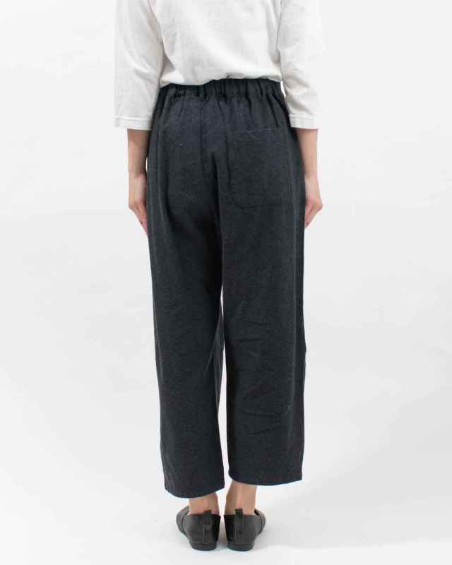 01EWP14553  blue willow コットンリネンオックスコクーンパンツ