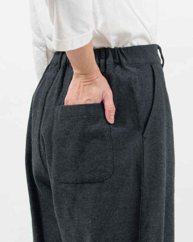 01EWP14553  blue willow コットンリネンオックスコクーンパンツ