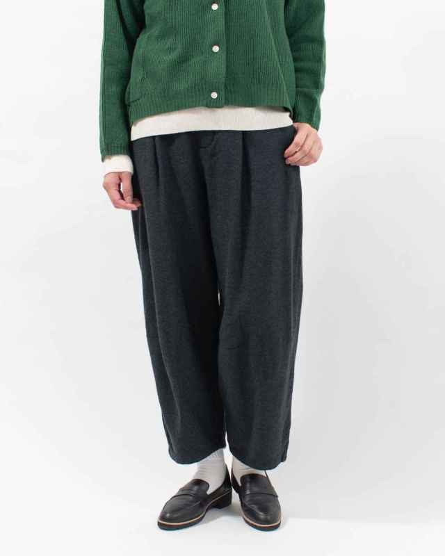 01EWP14553  blue willow コットンリネンオックスコクーンパンツ