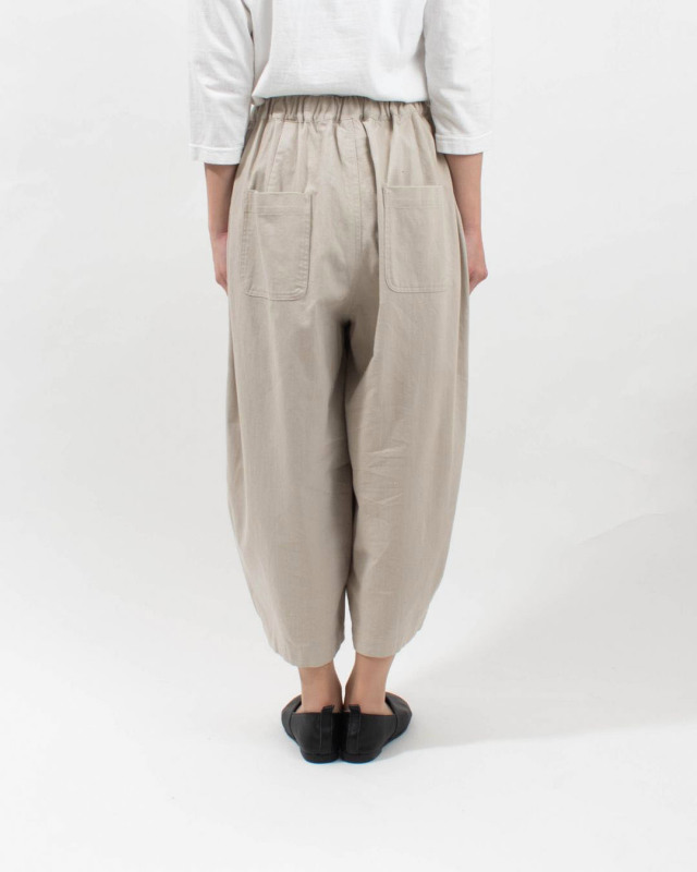 01EWS14625  blue willow コットンデニム織りバルーンパンツ