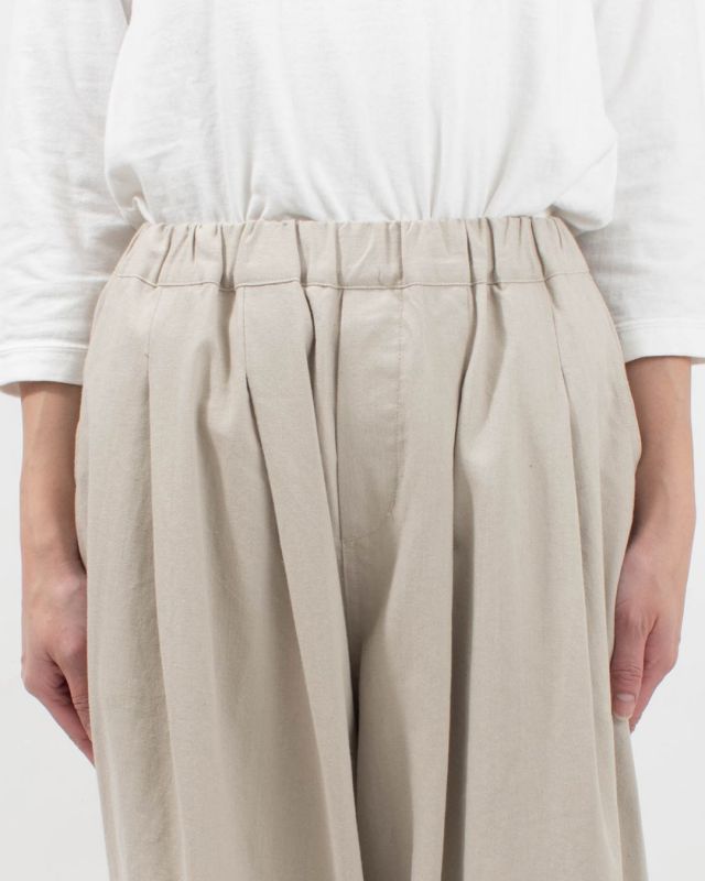 01EWS14625  blue willow コットンデニム織りバルーンパンツ