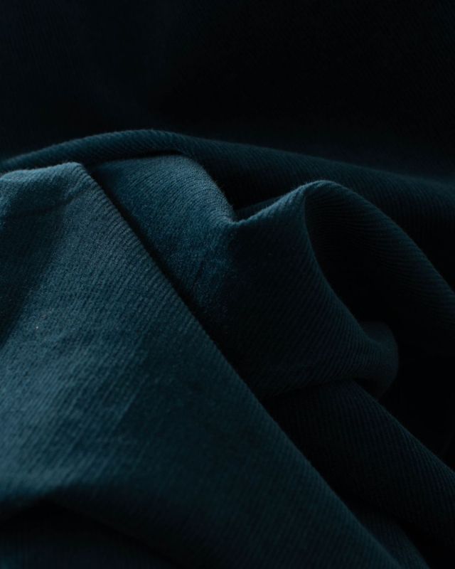 01EWS14628  blue willow 細コーデュロイワイドパンツ