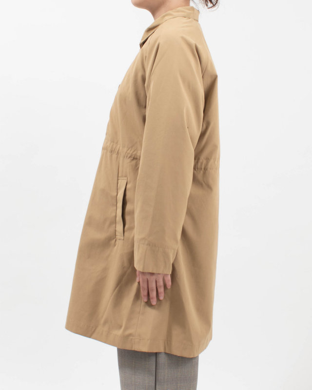 01FFP18444 blue willow ポリエステルコットン裏付きハオリコート