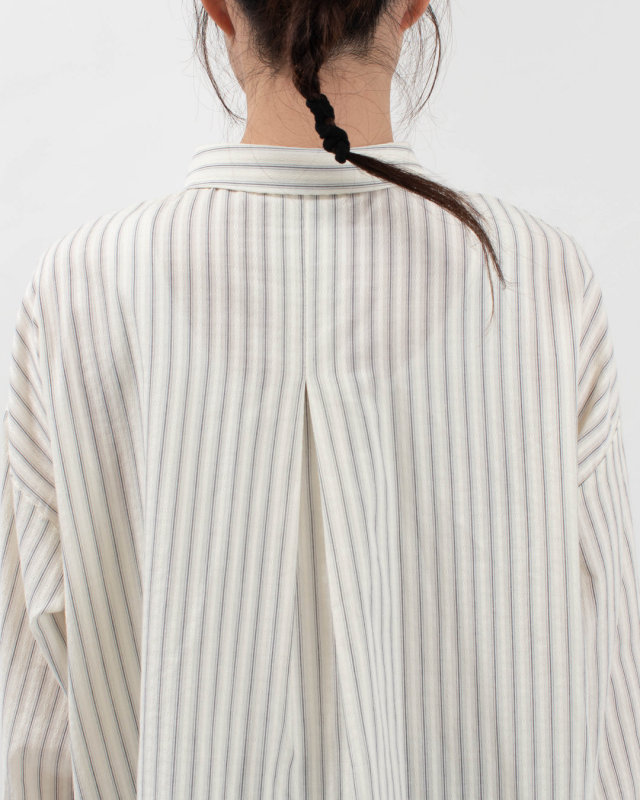 01FSP11043  blue willow コットンドビーシャツ