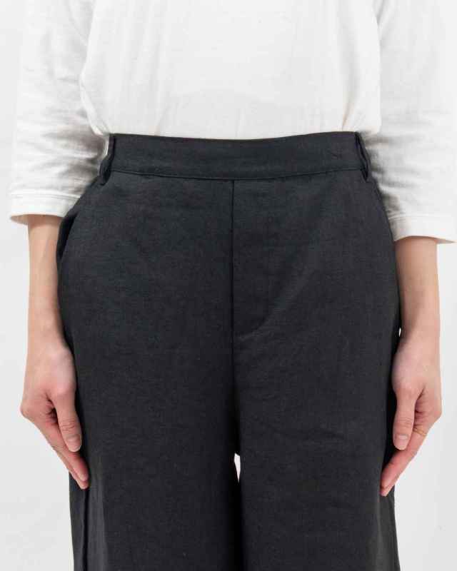 01FSP14003  blue willow リネン太番手パンツ