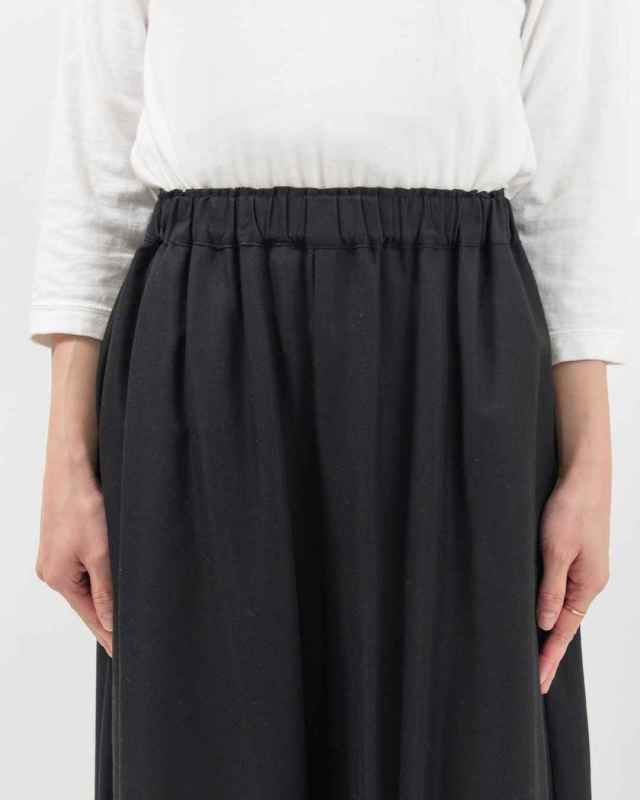 01FSP14010  blue willow コットンレーヨンタックコクーンパンツ