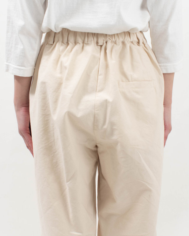 01FSP14055 blue willow コットンオックスストレートパンツ