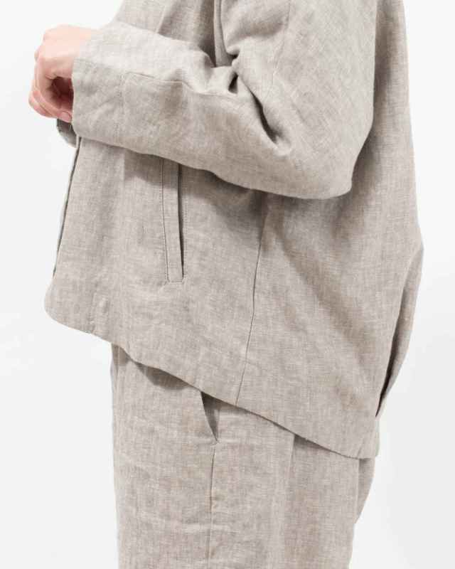 01FSP17001  blue willow リネン太番手ドルマンジャケット