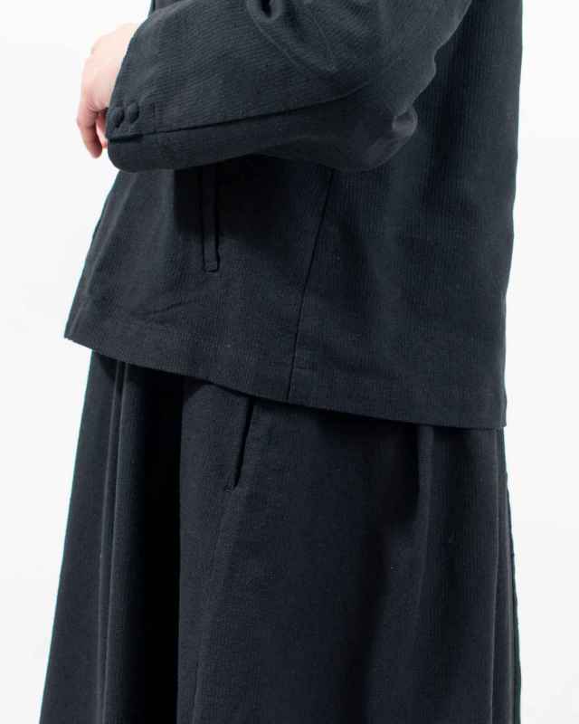 01FSP17014  blue willow コットンリネン変わり織りジャケット