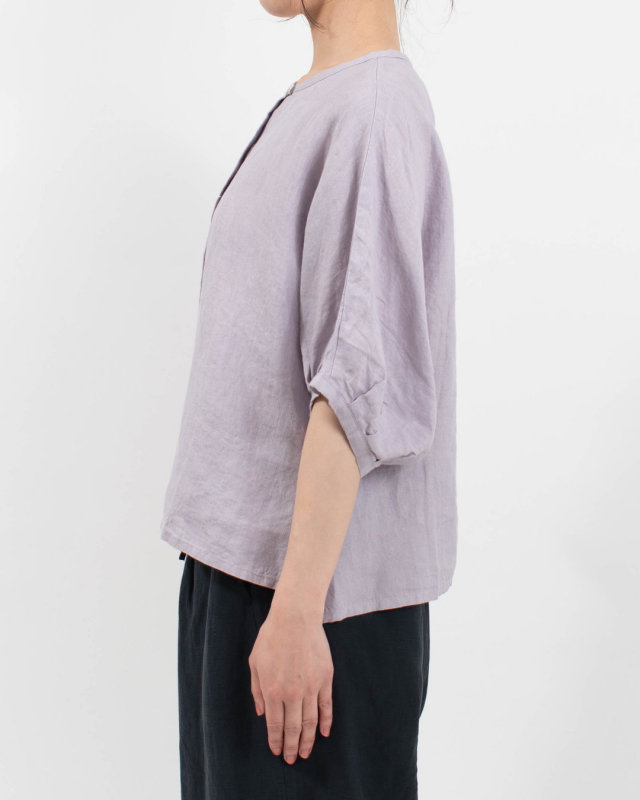 01FUP11225  blue willow リネンドルマンブラウス