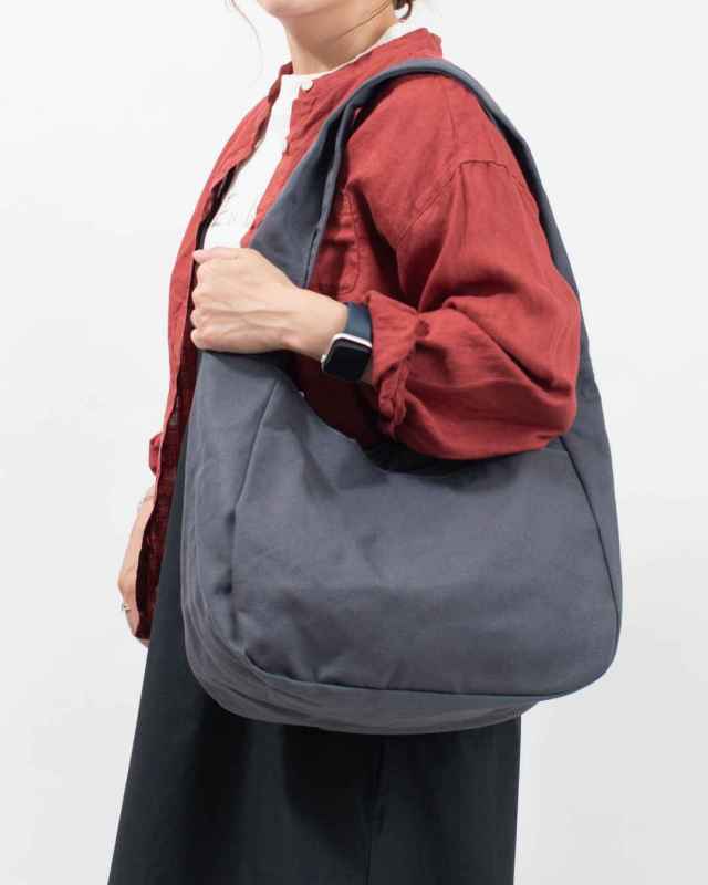 03ES6003　devan コットンラウンドバッグ Large