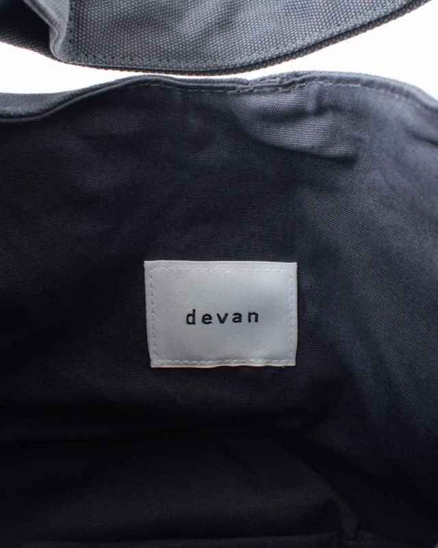 03ES6004　devan コットンラウンドバッグ Small