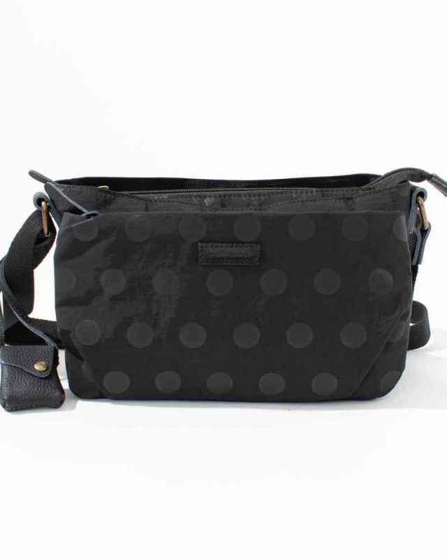 toleur ナイロンドット/カウレザーミニショルダー11776
