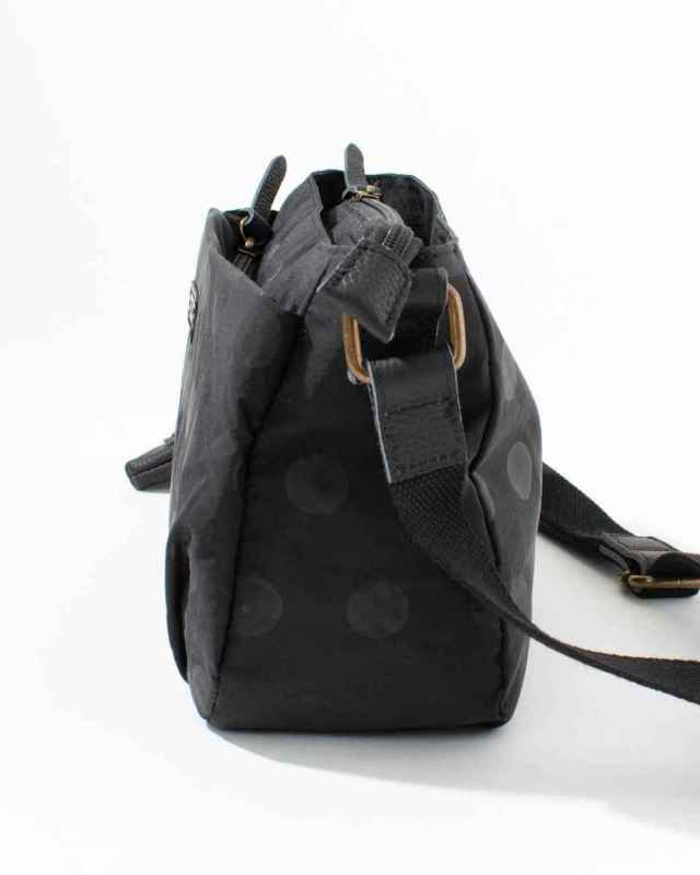 toleur ナイロンドット/カウレザーミニショルダー11776