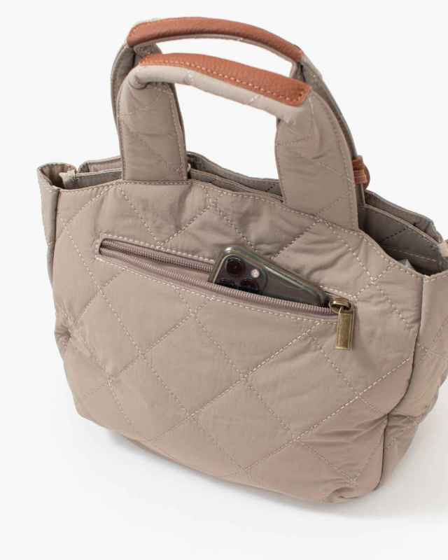 11988 toleur ナイロンキルティングトート