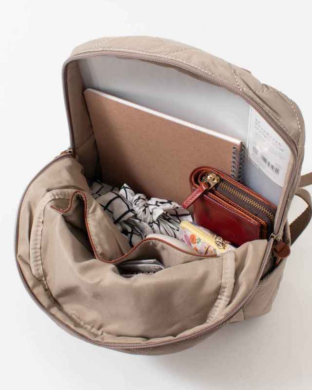 11989 toleur ナイロンキルティングリュック