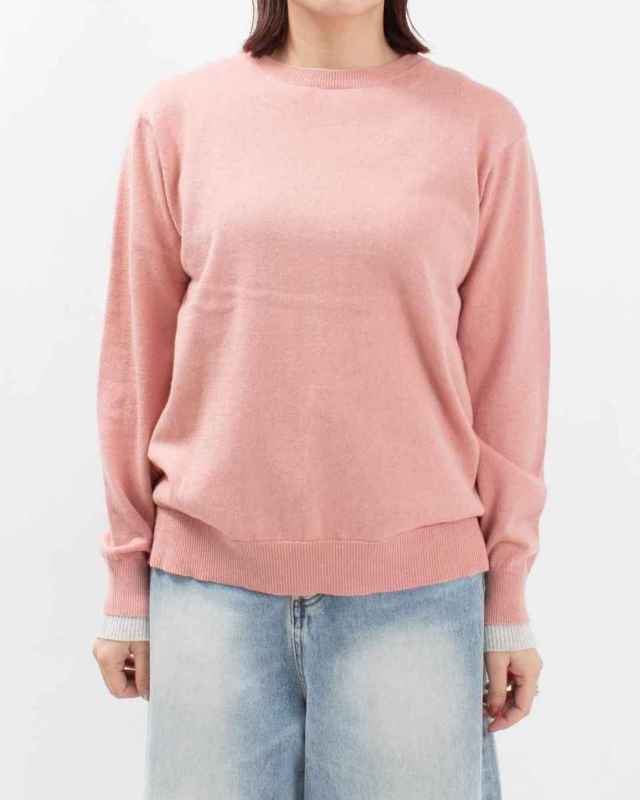 YARRA コットンカシミヤニットプルオーバー｜ナチュラルファッション