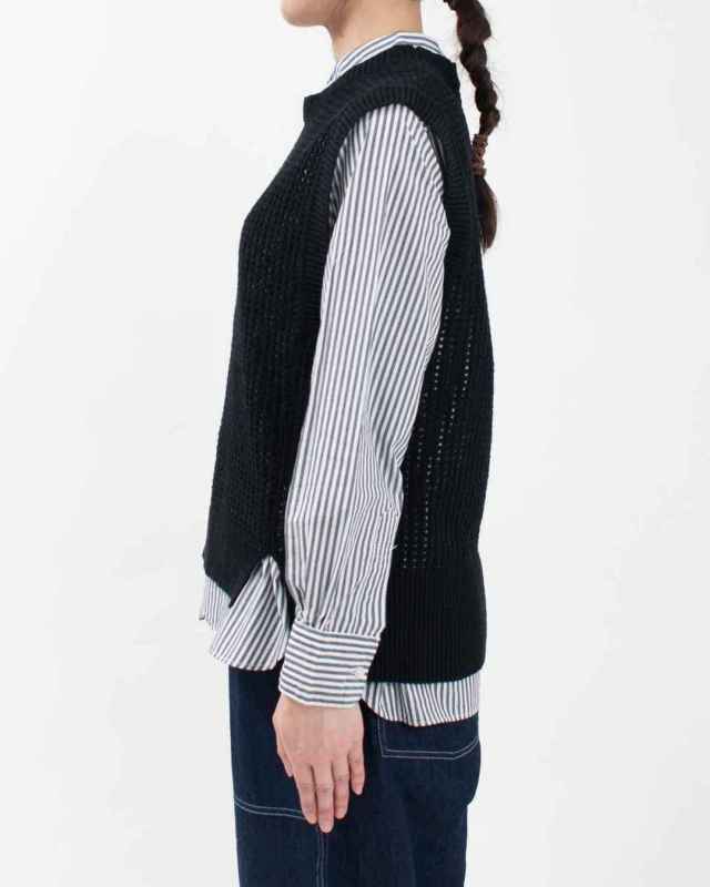 1518-234  YARRA スカシ編みニットベスト