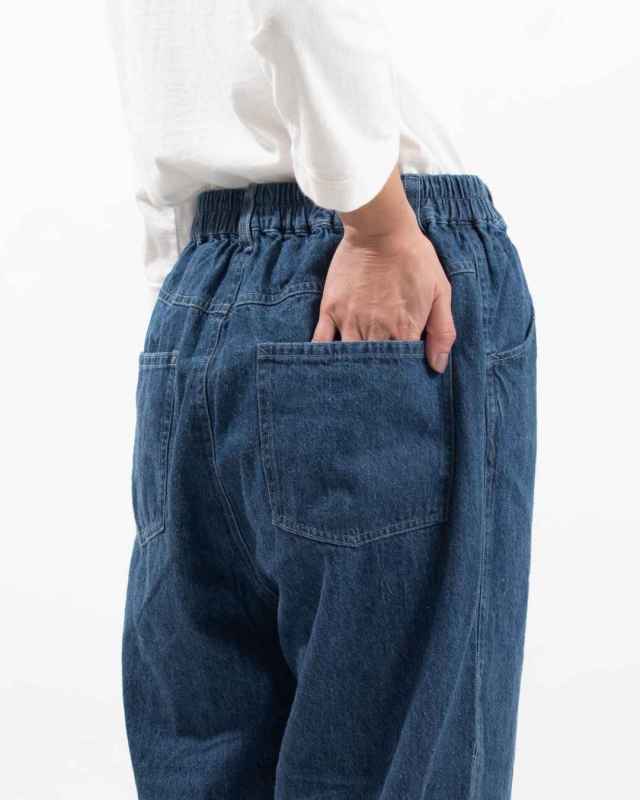 1545-238 YARRA リネン混デニムパンツ 