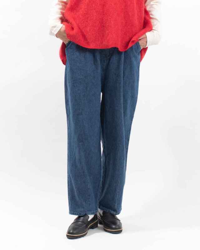 1545-238 YARRA リネン混デニムパンツ 