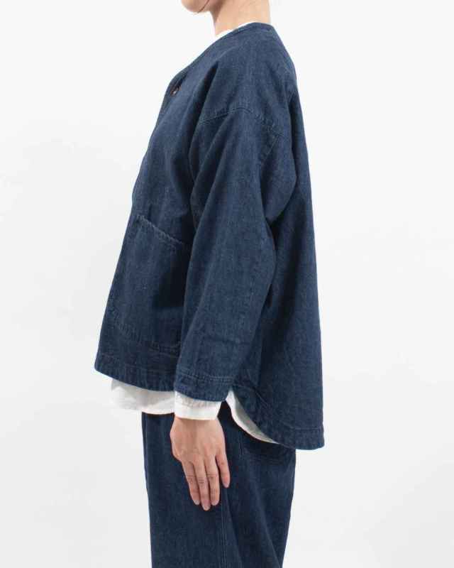 1547-237 YARRA リネン混ドルマンデニムジャケット