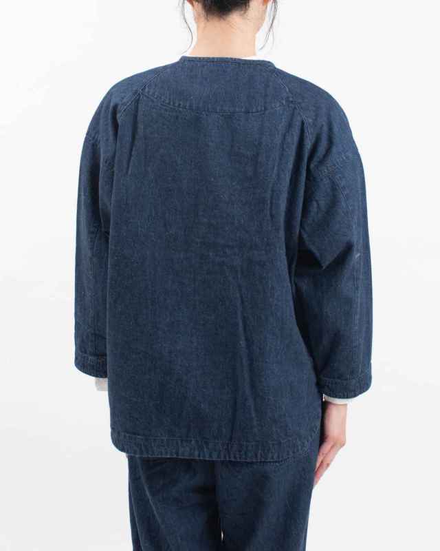1547-237 YARRA リネン混ドルマンデニムジャケット