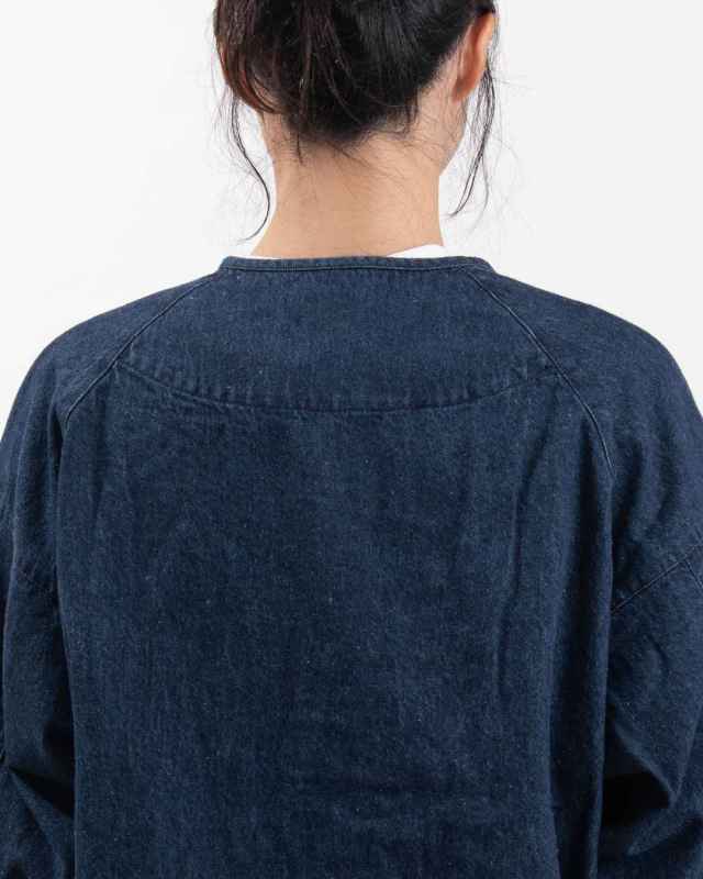 1547-237 YARRA リネン混ドルマンデニムジャケット