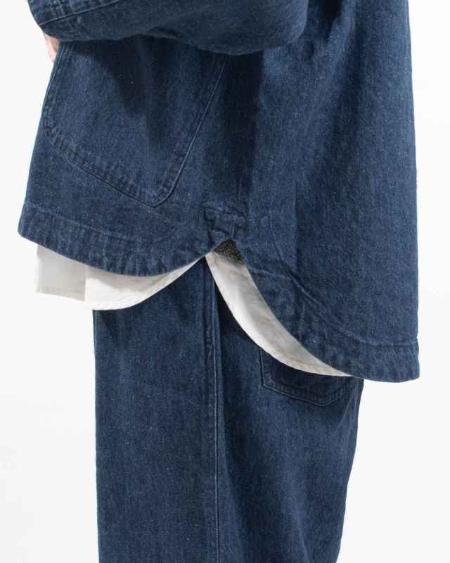 1547-237 YARRA リネン混ドルマンデニムジャケット