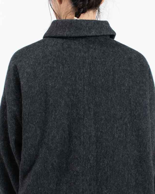 1557-283 YARRA エコウールミドル丈コート