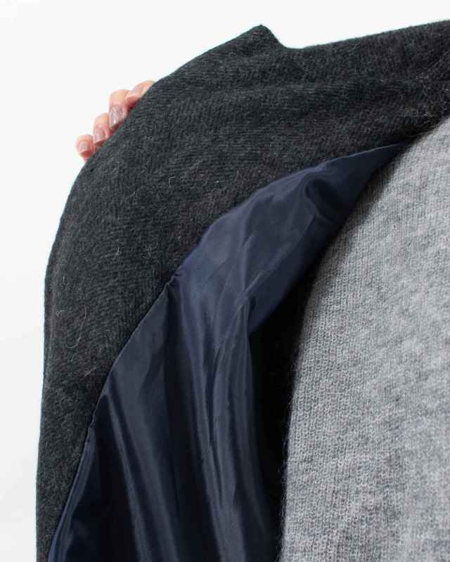 1557-283 YARRA エコウールミドル丈コート