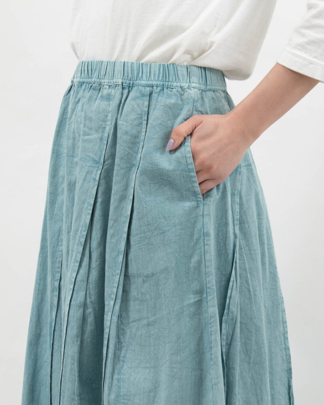 1616-232 YARRA INDIAエンザイムタックスカート