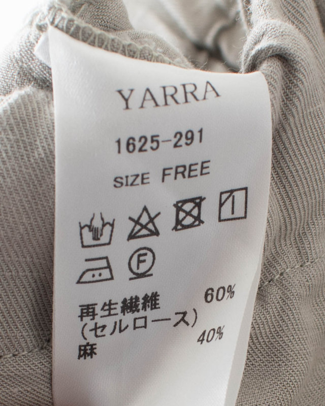 YARRA テンセルリネンツヤパンツ ｜ナチュラルファッション