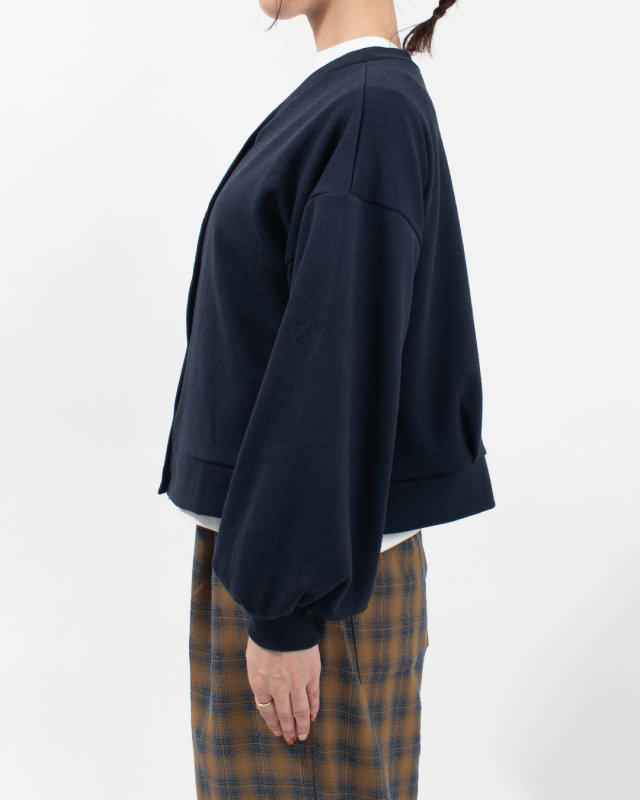 1641-208 YARRA ドライタッチブークレー2WAYカーディガン