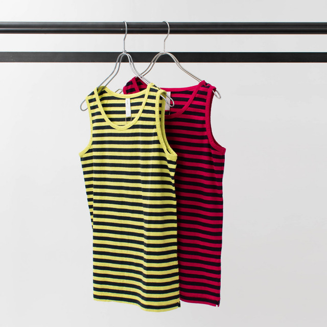 Prit 30 1リサイクルムラ糸天竺ボーダータンクトップ ナチュラルファッション ナチュラル服の通販