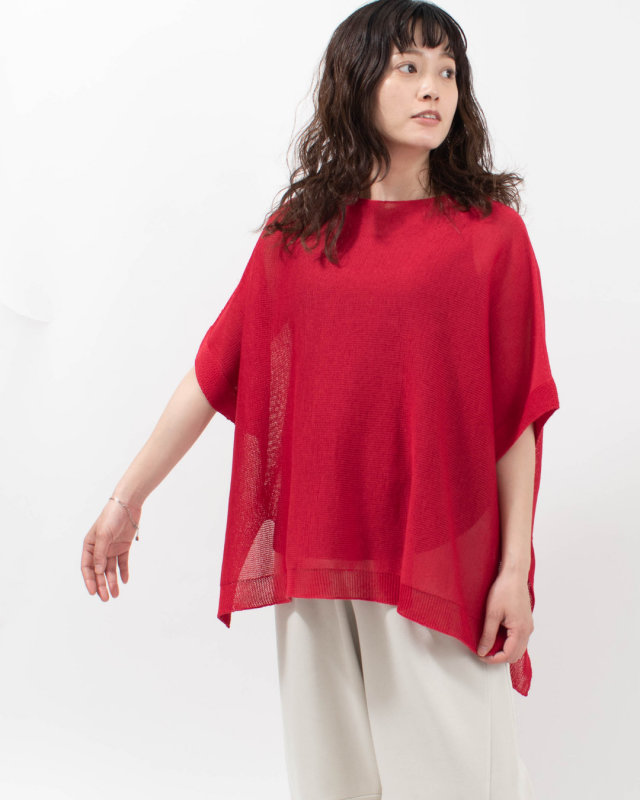 194-15105 vingtrois ギマコットン ホールガーメント トップス