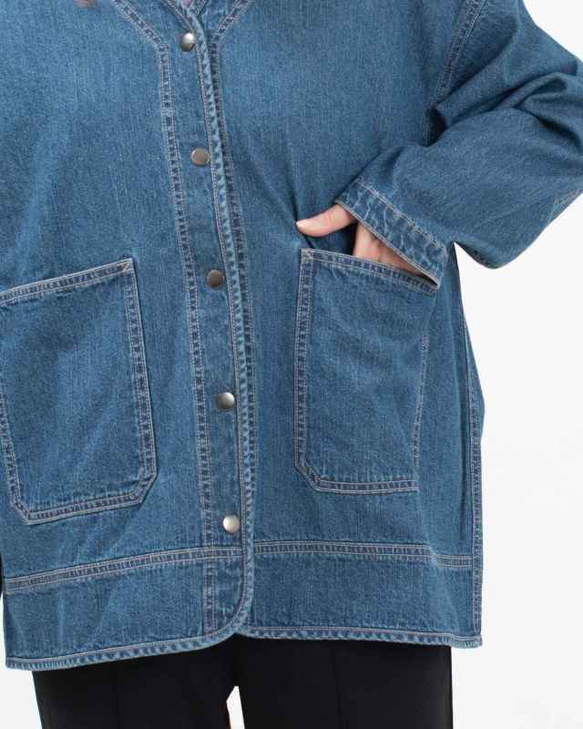 1ST-003　nuance of F デニムカーディガン