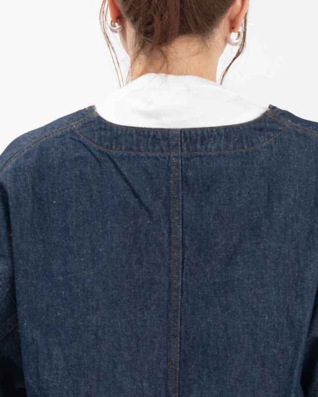 1ST-004 nuance of F キャザースリーブデニムジャケット
