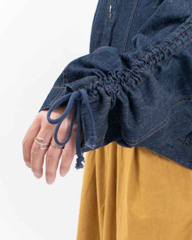 1ST-004 nuance of F キャザースリーブデニムジャケット