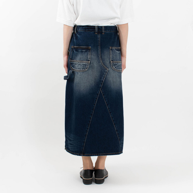 【未使用品】ICHI デニムロングスカート ichi デニムスカート｜ナチュラルファッション・ナチュラル服の通販