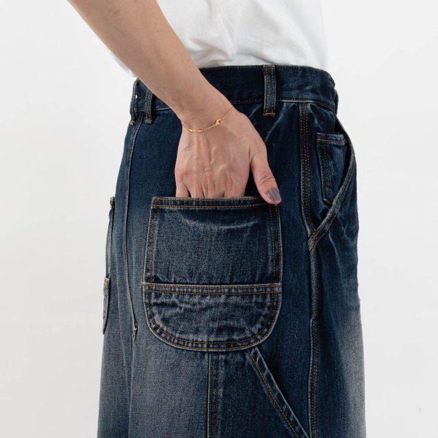 【未使用品】ICHI デニムロングスカート ichi デニムスカート｜ナチュラルファッション・ナチュラル服の通販